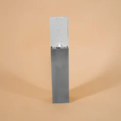 Elegante Standleuchte Bubble Tower 30 cm aus Edelstahl
