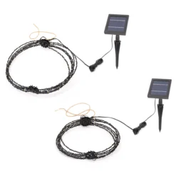 Hängende Solar-Dekokugeln 2er Set