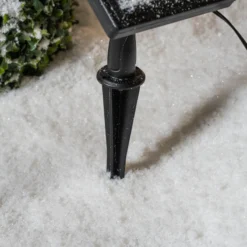 Hängende Solar Schneeflocke Ø 40 cm mit 200 warmweißen LEDs