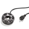 LED Lichtring 12 - 24 VDC mit 6 LEDs, kaltweiß