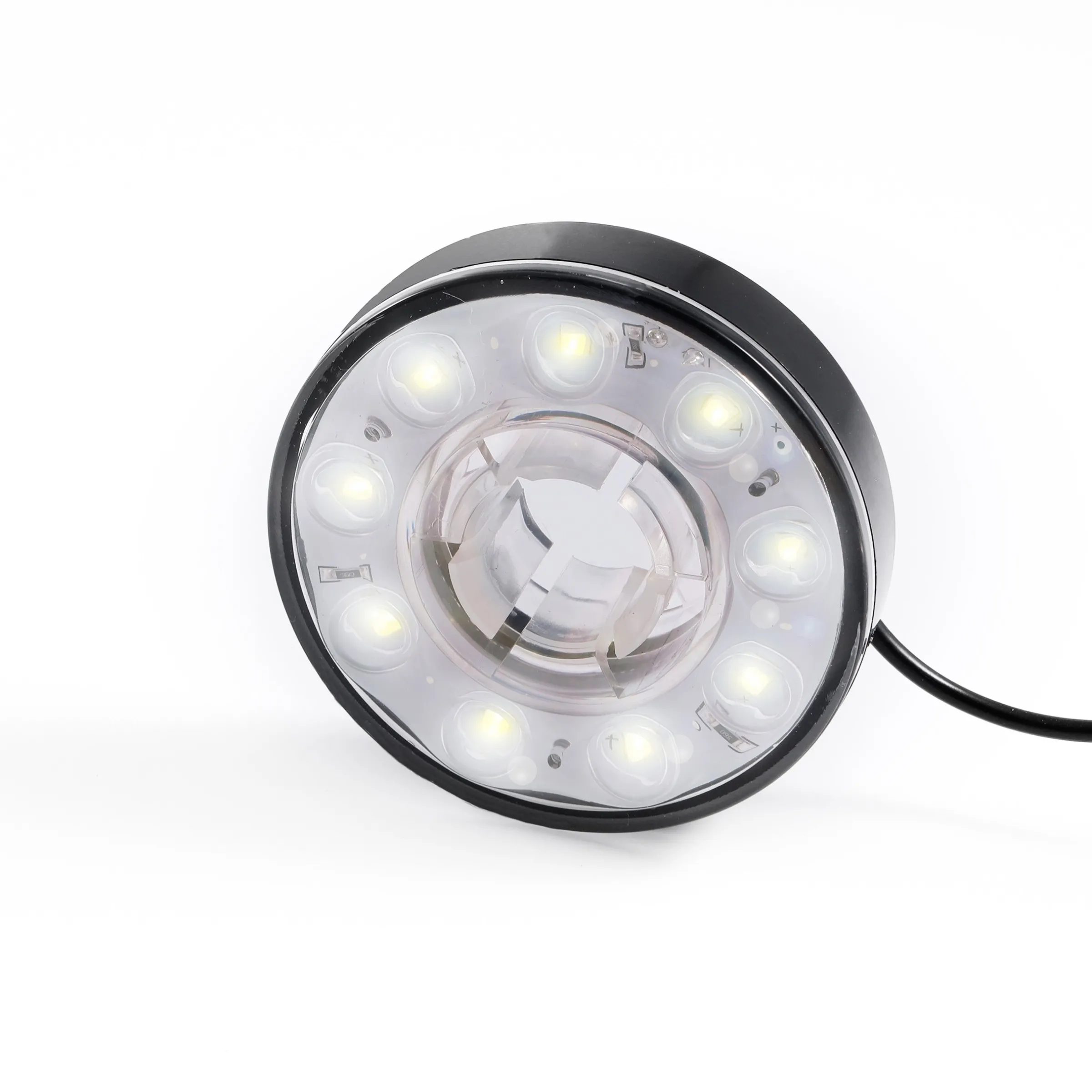 LED Lichtring 9 - 14 VDC mit 9 LEDs, warmweiß