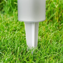 Moderne Solar Standleuchten Pole Light DuoColor im 3er-Set