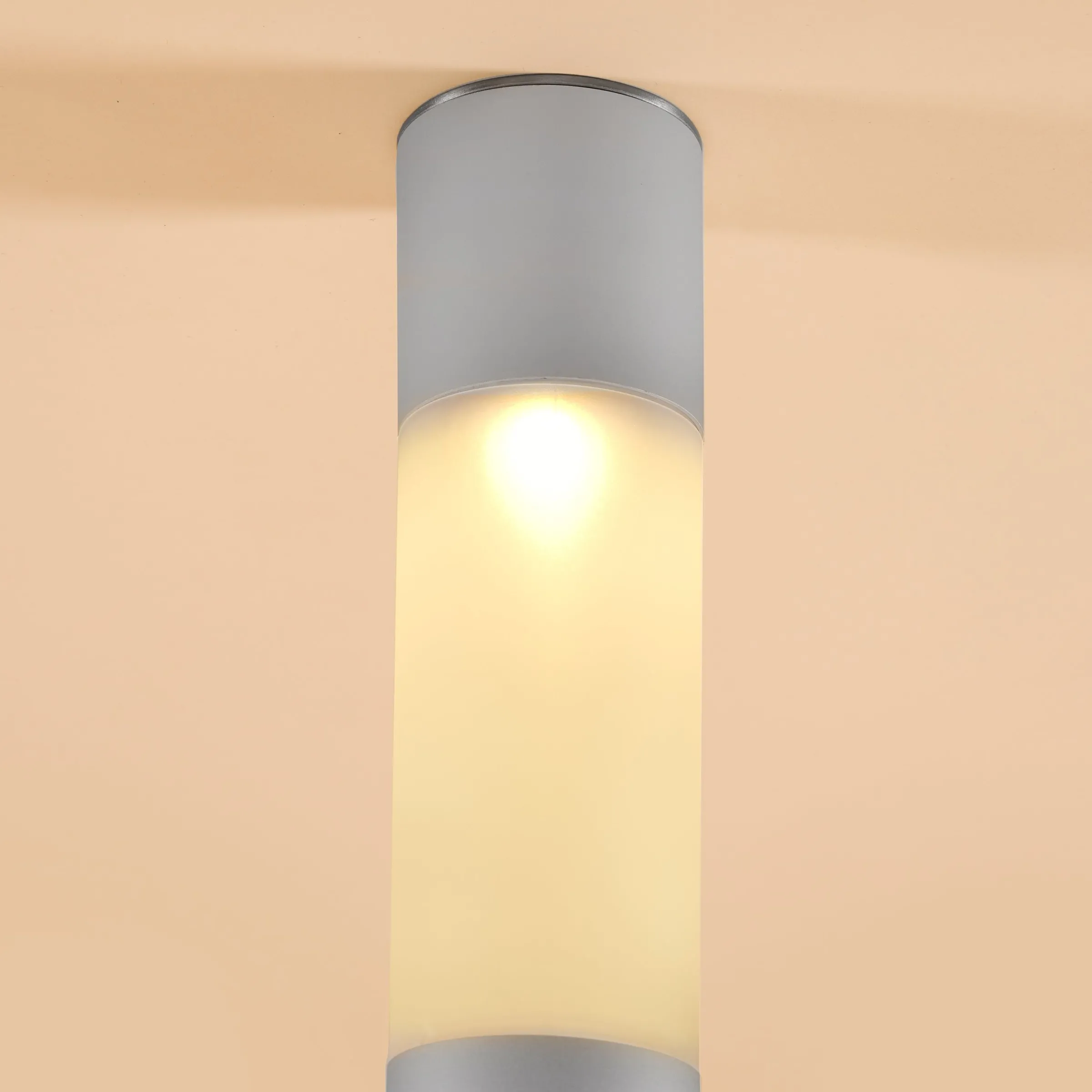 Moderne Solar Standleuchte Pole Light 50 cm DuoColor