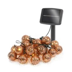 Orientalische Solar Lichterkette mit 20 warmweißen LEDs