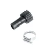 PP-Schlauchtülle 3/4" x 19 mm mit Überwurfmutter und Schelle