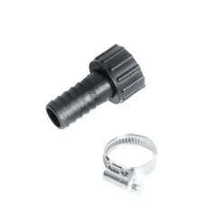 PP-Schlauchtülle 3/4" x 19 mm mit Überwurfmutter und Schelle