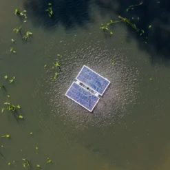 Schwimmender Solar Fischteichbelüfter 160/5000