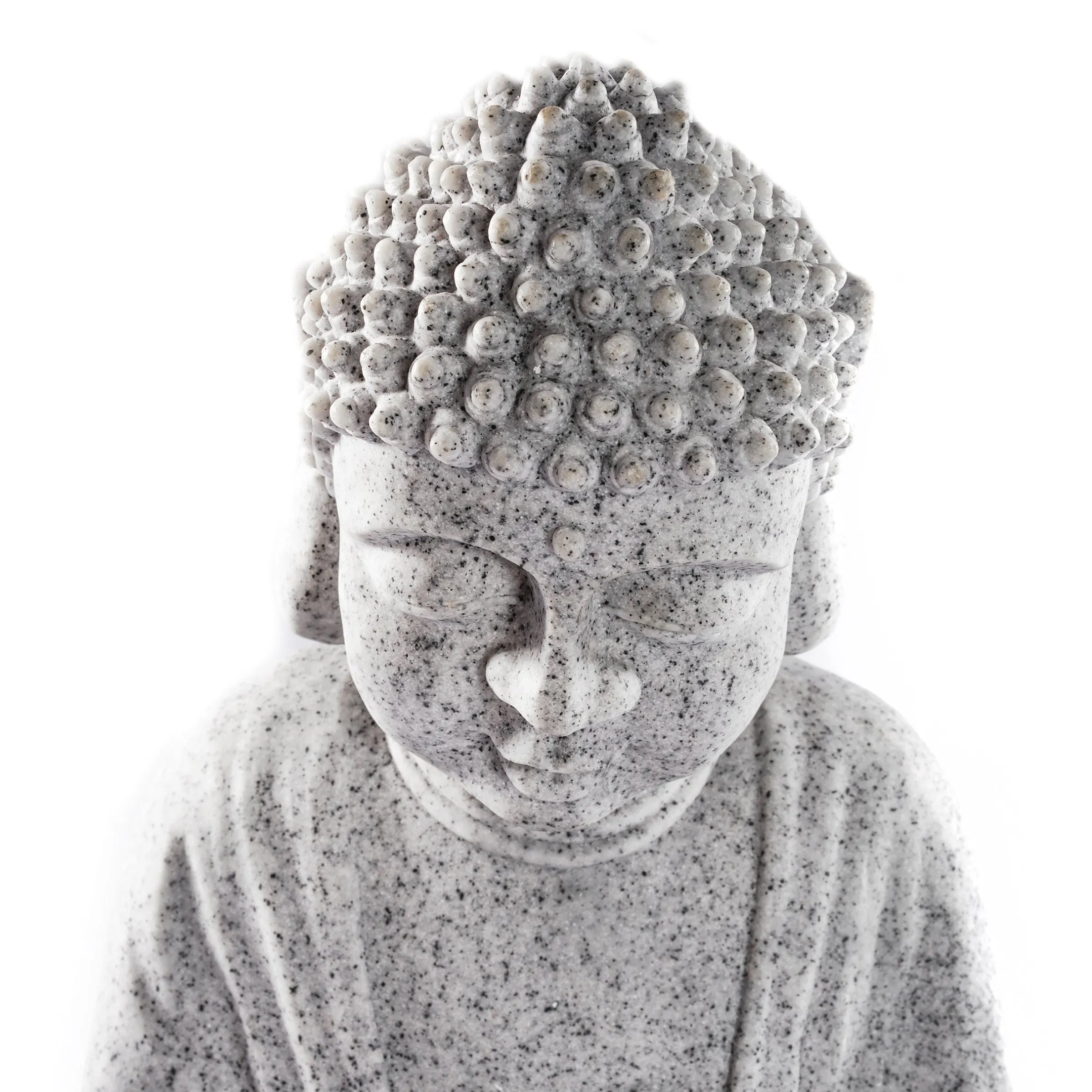Solarbrunnen Buddha mit LED-Beleuchtung