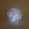 Solar Deko-Drahtkugel ⌀ 25 cm mit 50 kaltweißen LEDs