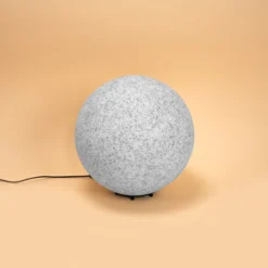 Solar Deko-Leuchtstein 30 cm mit externem 2 W Solarmodul