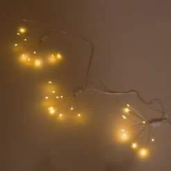 Solar Deko-Lichterkette Feuerwerk mit 100 warmweißen LEDs