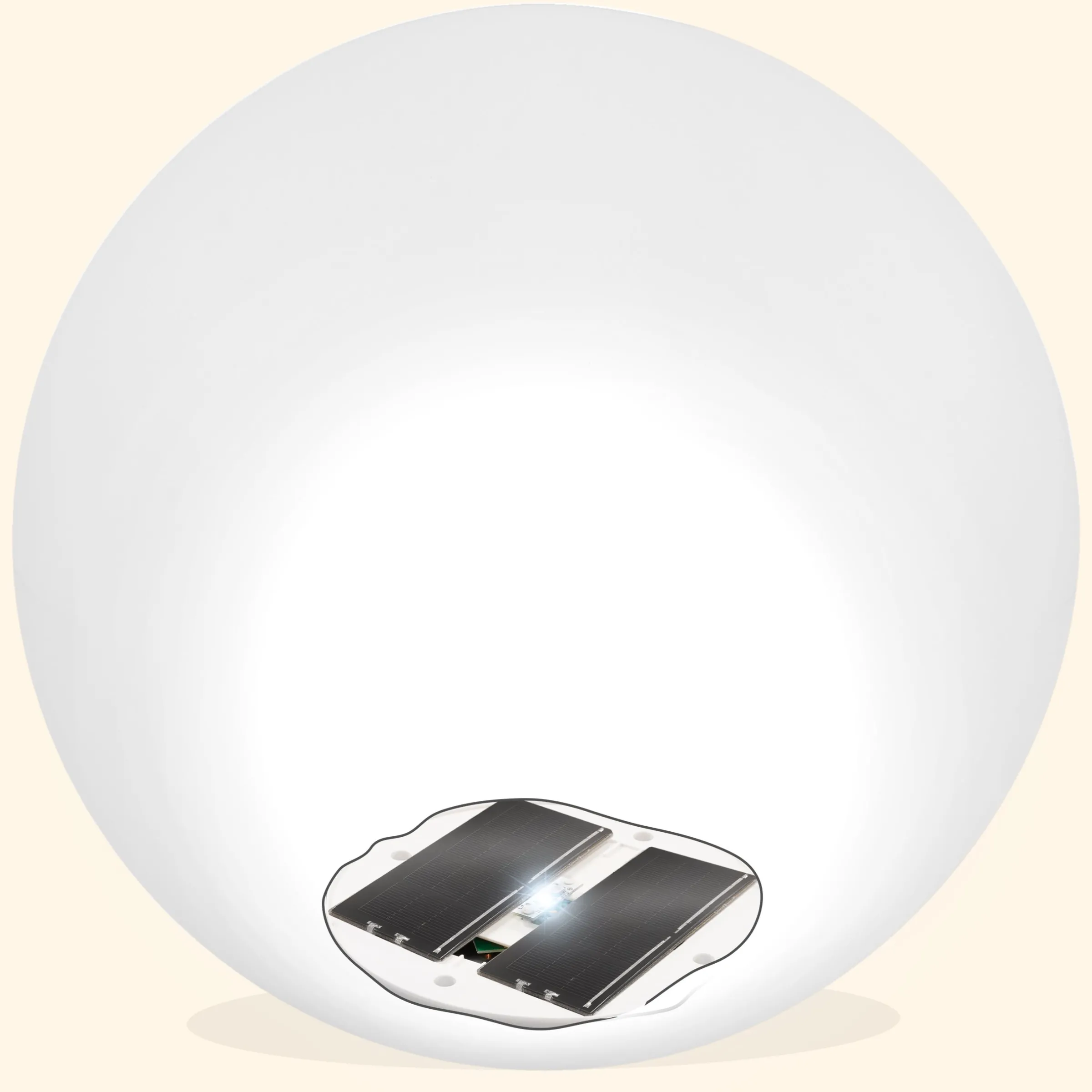 Solarkugel Basic ⌀ 50 cm mit 7 Lichtfarben