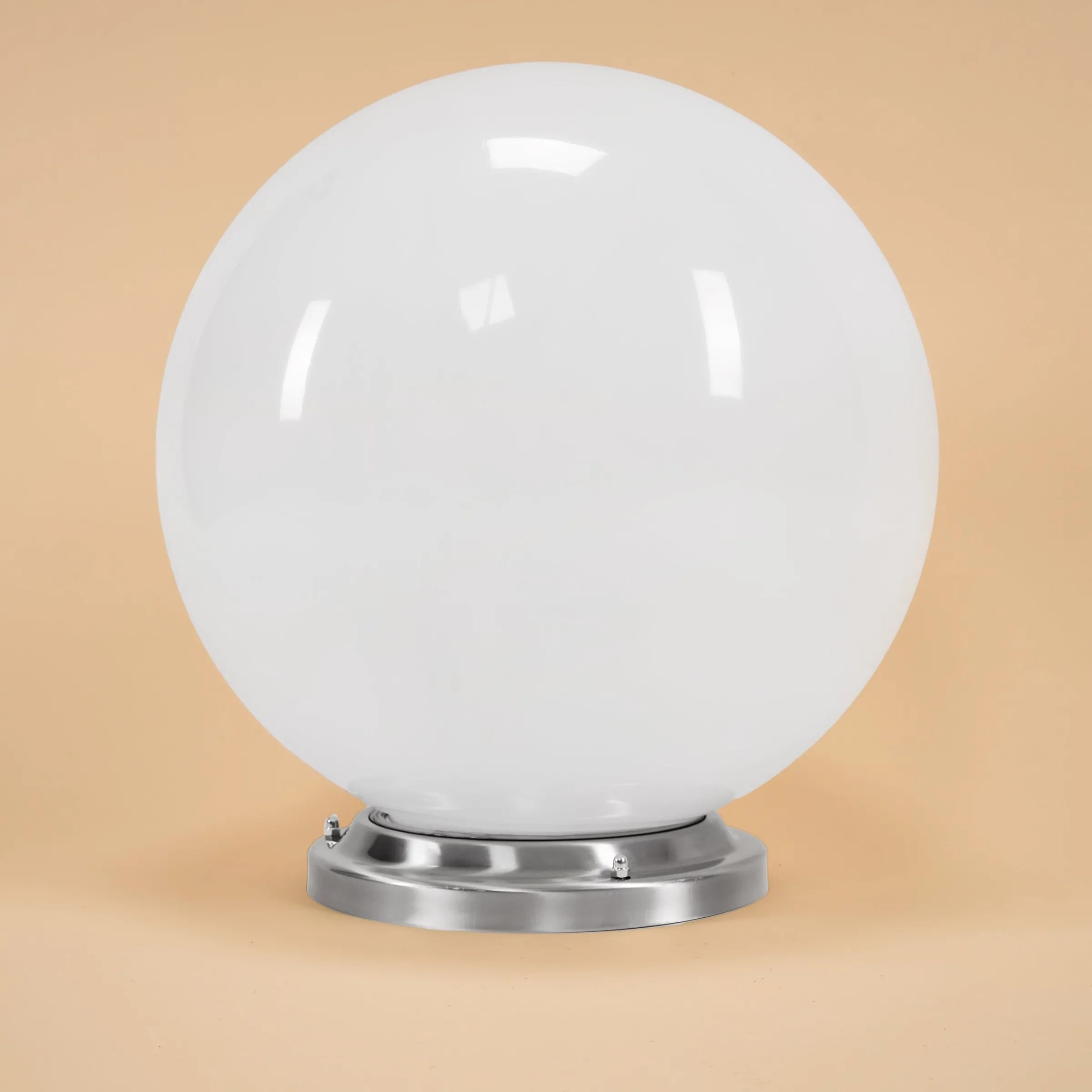 Solarkugel ⌀ 40 cm mit Edelstahlsockel und Fernbedienung