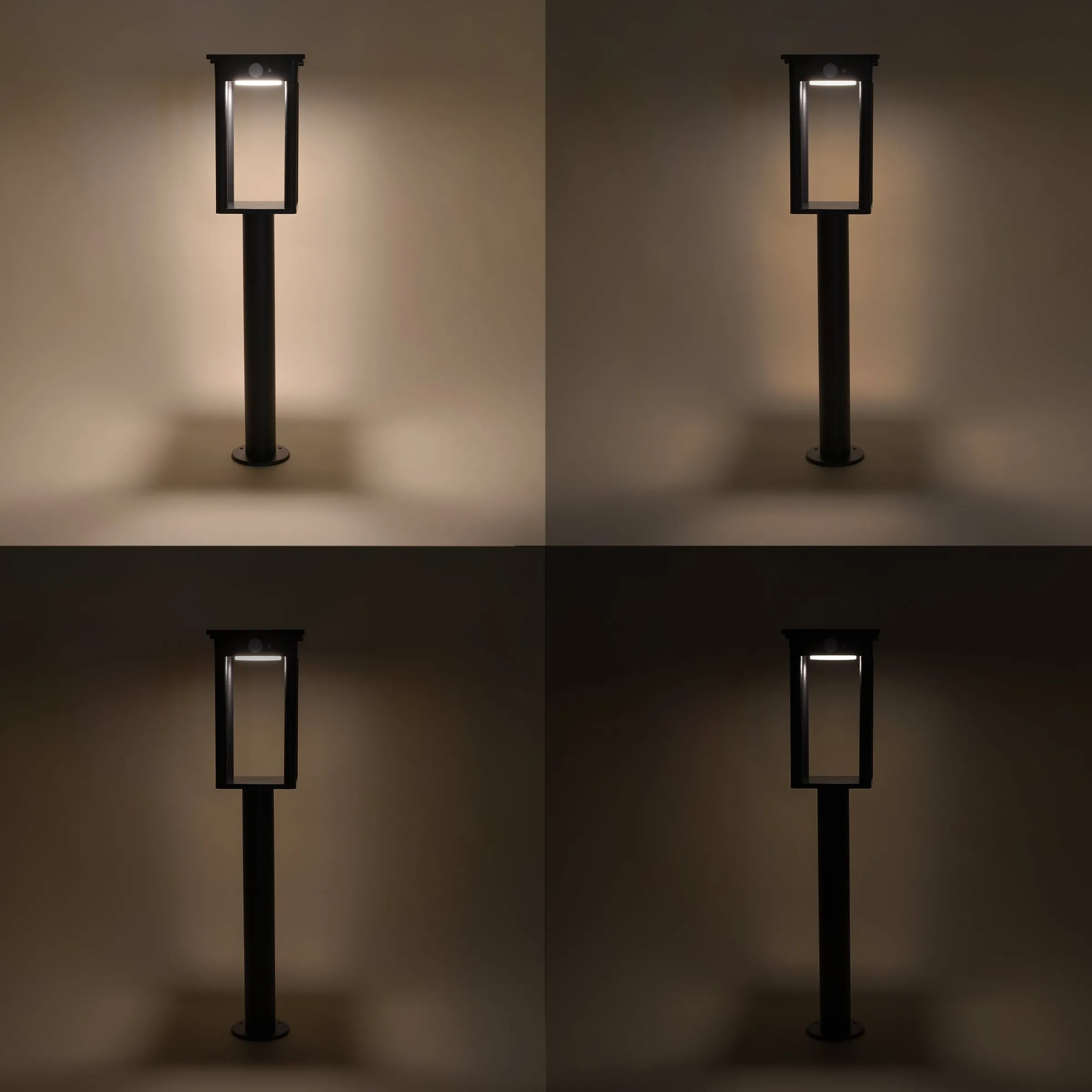 Solar Laternen-Standleuchte Termoli 66 cm mit Sensor