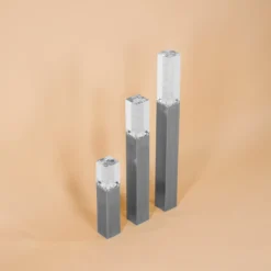 Solarleuchte Bubble Tower im 3er-Set aus Edelstahl