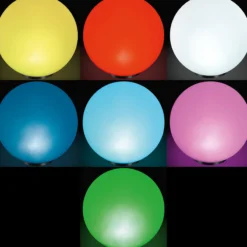Solar Leuchtkugelset Basic ⌀ 20 & 30 cm mit 7 Lichtfarben