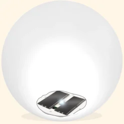 Solar Leuchtkugelset Basic ⌀ 20, 30, 40 & 50 cm mit 7 Lichtfarben