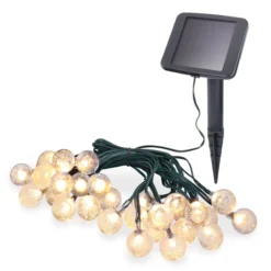 Solar Lichterkette BubbleBalls mit 30 warmweißen LEDs