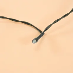 Solar Lichterkette mit 24 bernsteinfarbenen LEDs