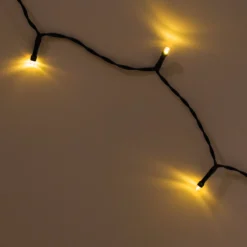 Solar Lichterkette mit 200 warmweißen LEDs