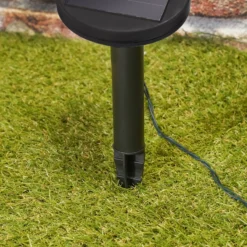 Solar Lichterkette mit 60 warmweißen LEDs