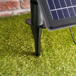 Solar Lichternetz mit 144 bernsteinfarbenen LEDs