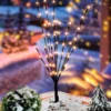 Solar Lichterzweige mit 60 warmweißen LEDs