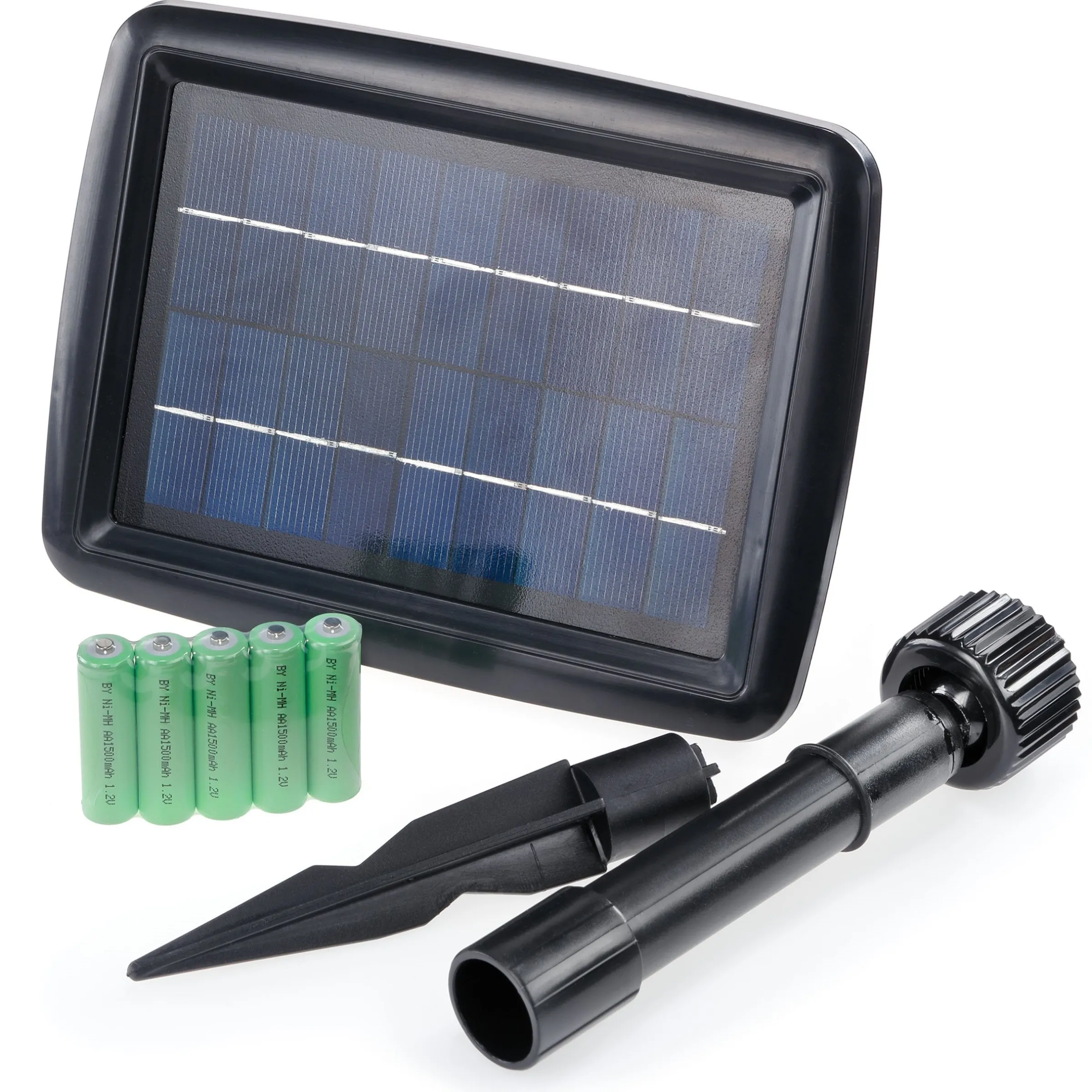 Solarmodul mit Akkus und Halterung für SuperSplash