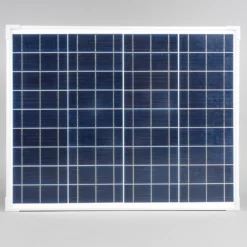 Solarmodul 50 Wp / 18 V mit Stecker 2-polig groß