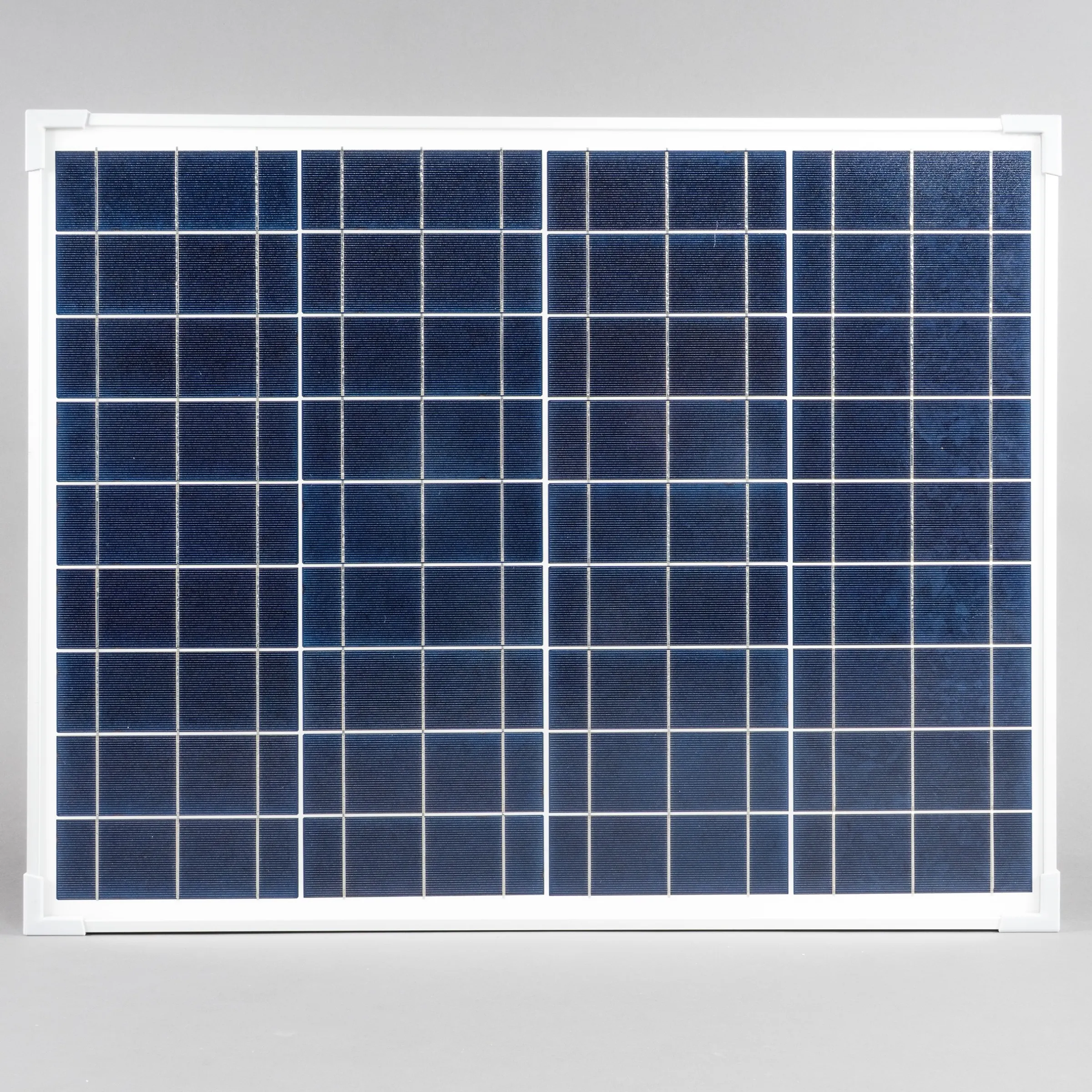 Solarmodul 50 Wp / 18 V mit Stecker 2-polig groß