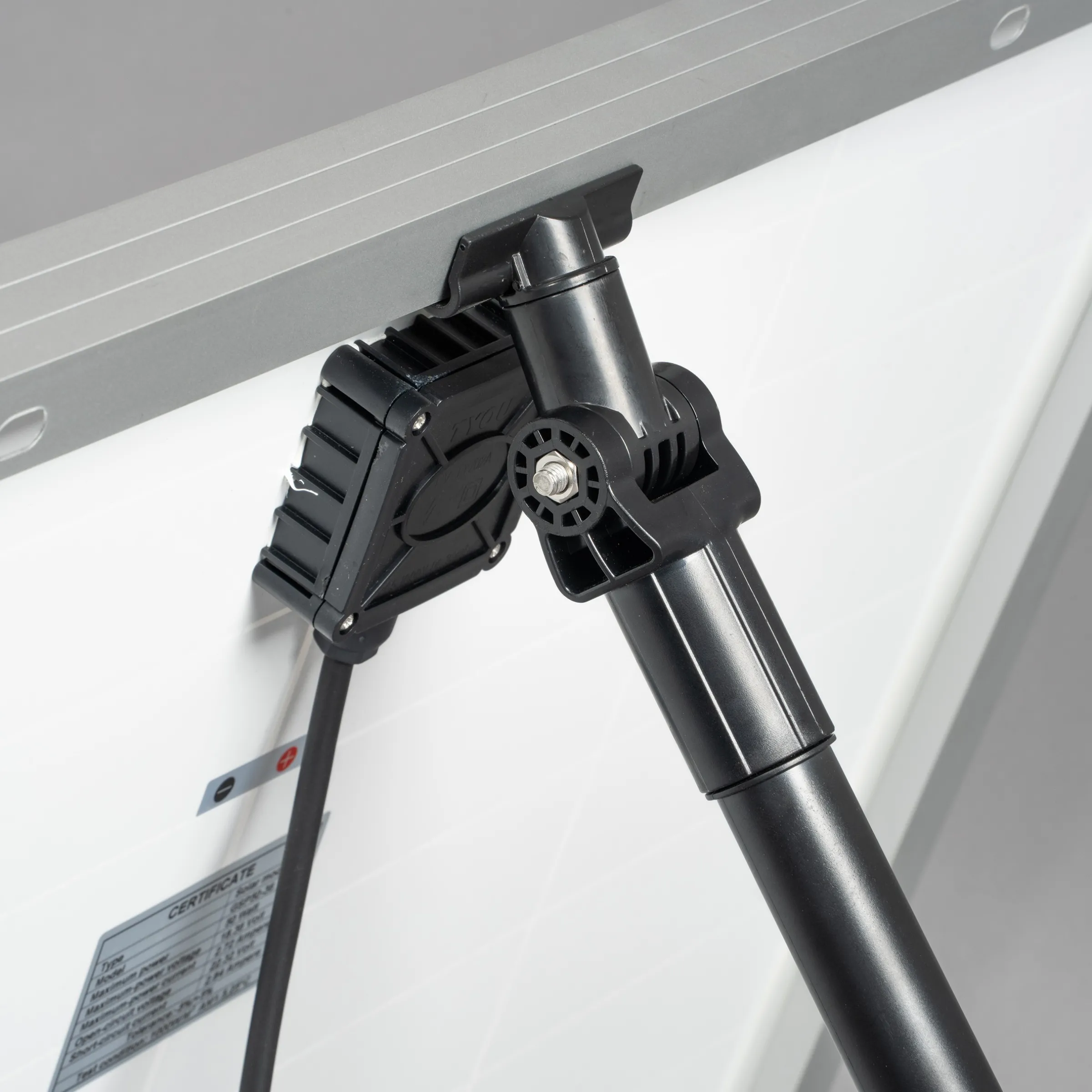Solarmodul 50 Wp / 18 V mit Stecker 2-polig groß