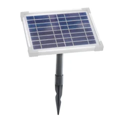 Solarmodul 5 Wp / 8 V mit Stecker 2-polig rund