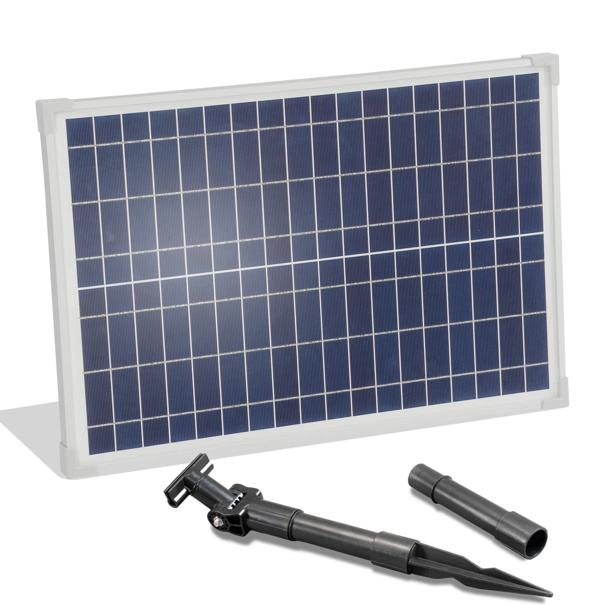 Solarmodul 25 Wp / 18 V mit Stecker 2-polig groß