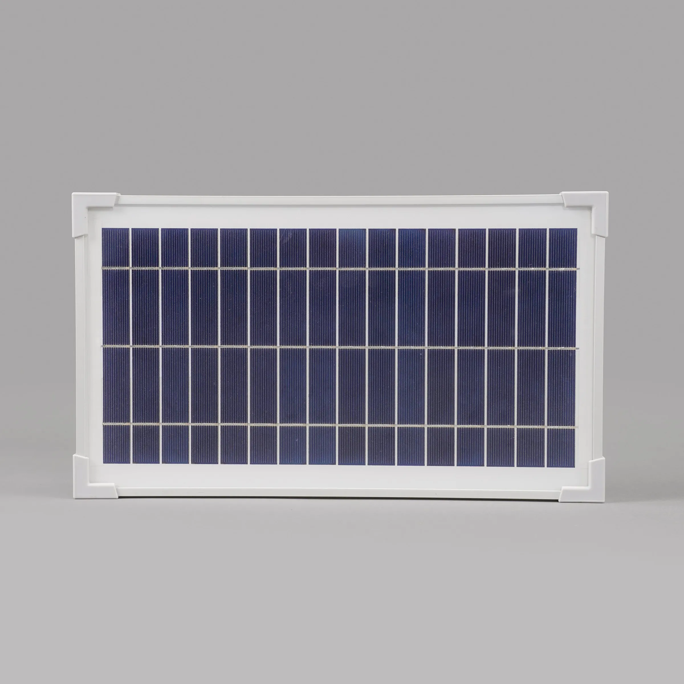 Solarmodul 8 Wp / 8 V mit Stecker 2-polig rund - neues Modell
