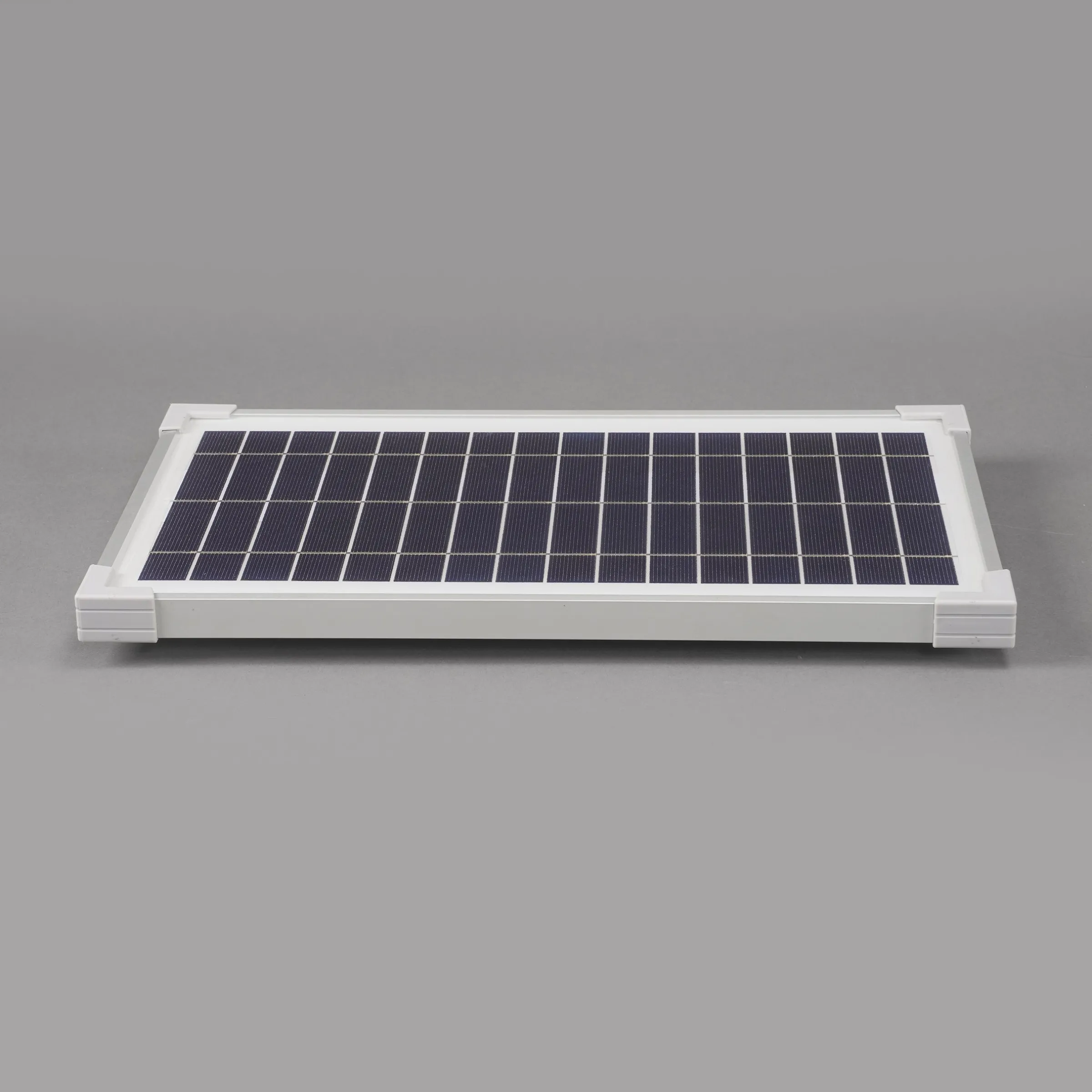 Solarmodul 8 Wp / 8 V mit Stecker 2-polig rund