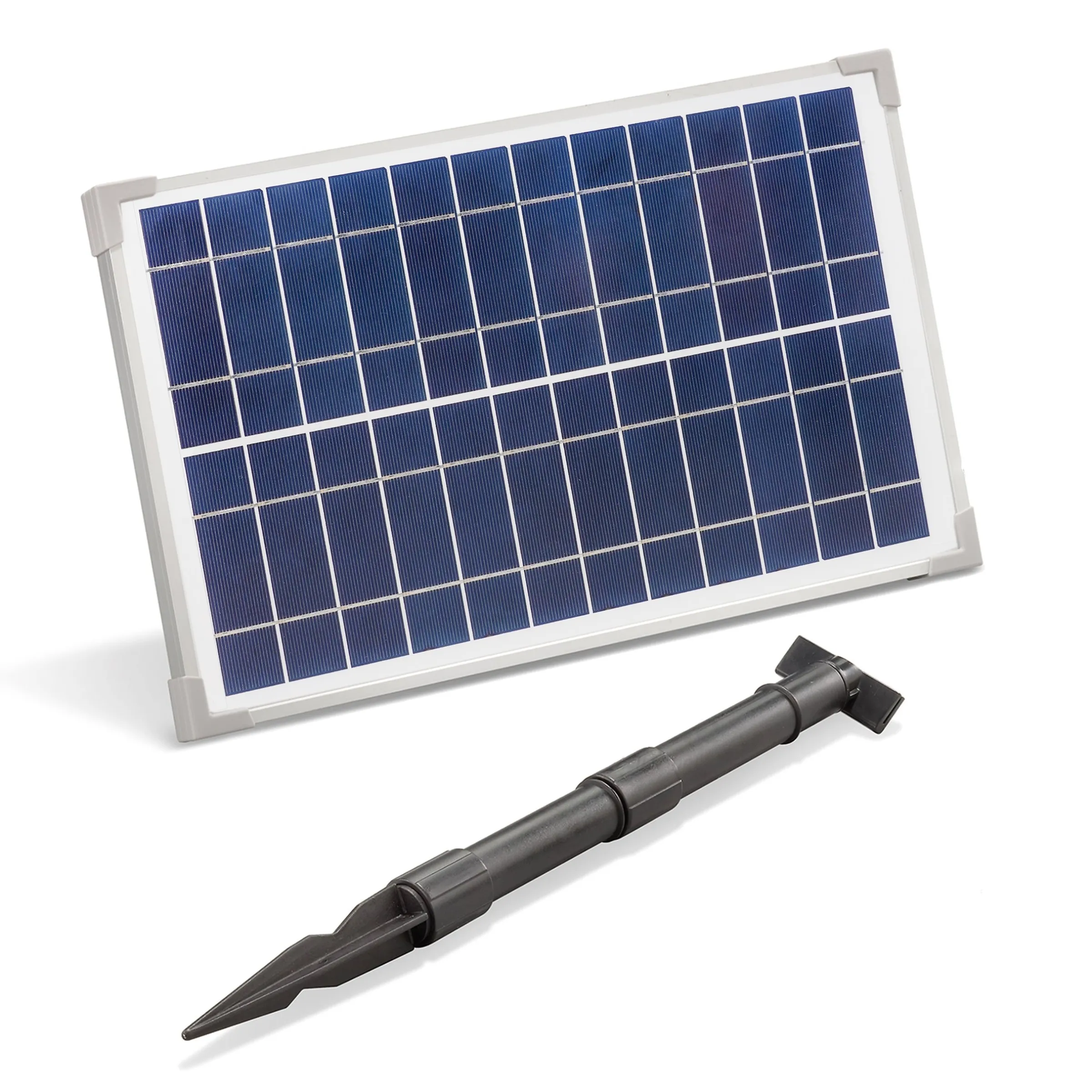 Solarmodul 12 Wp / 12 V mit Stecker 2-polig klein