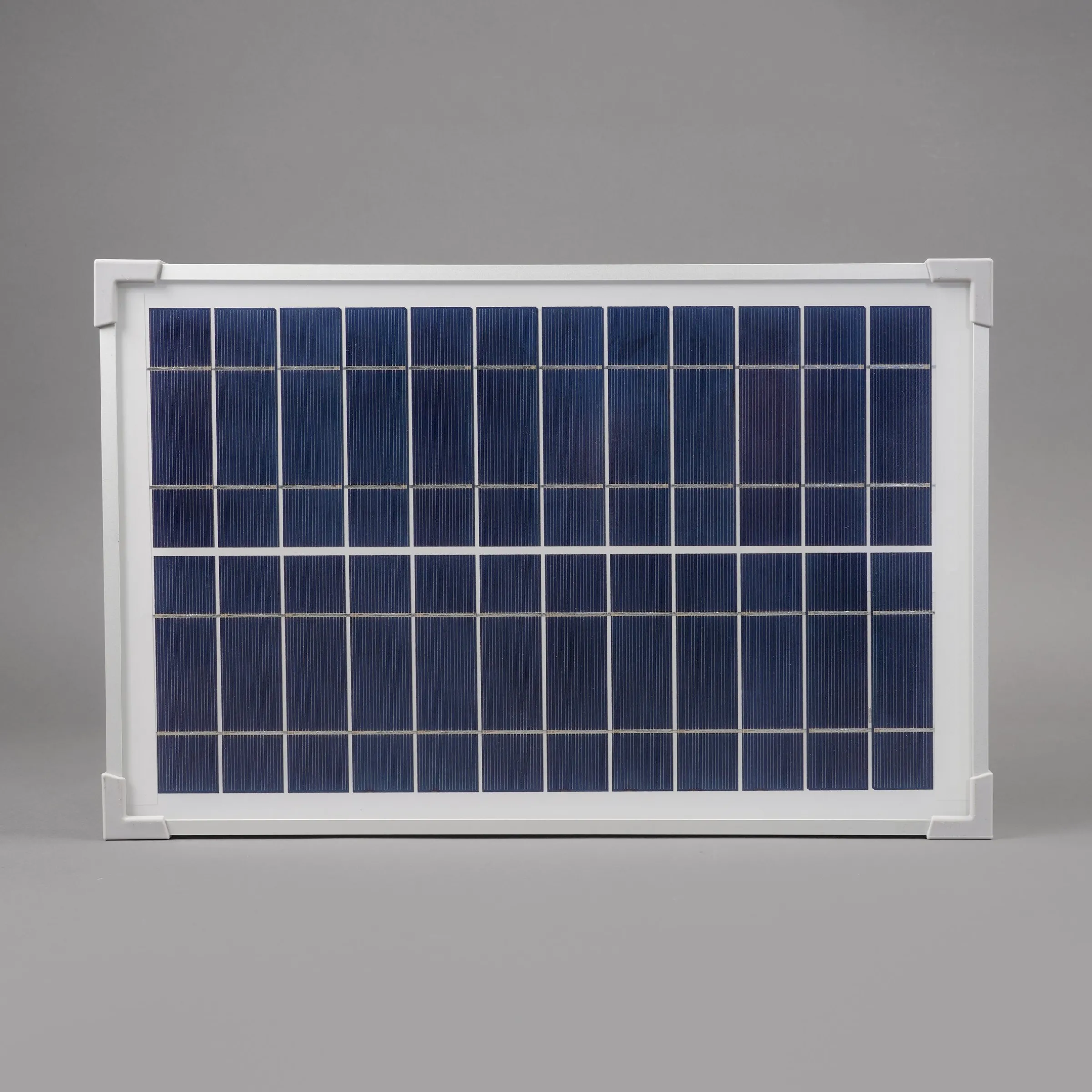 Solarmodul 12 Wp / 12 V mit Stecker 2-polig klein
