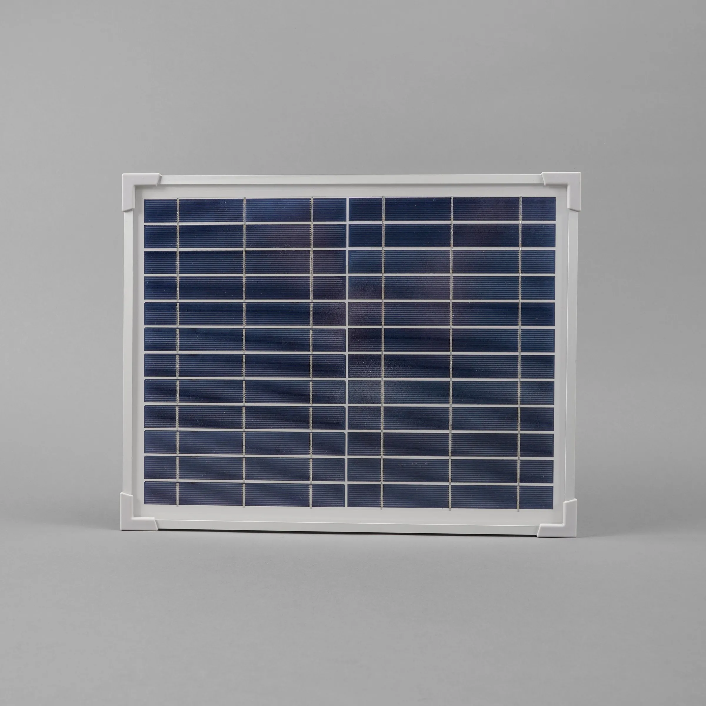Solarmodul 12 Wp / 12 V mit Stecker 2-polig klein - neues Modell