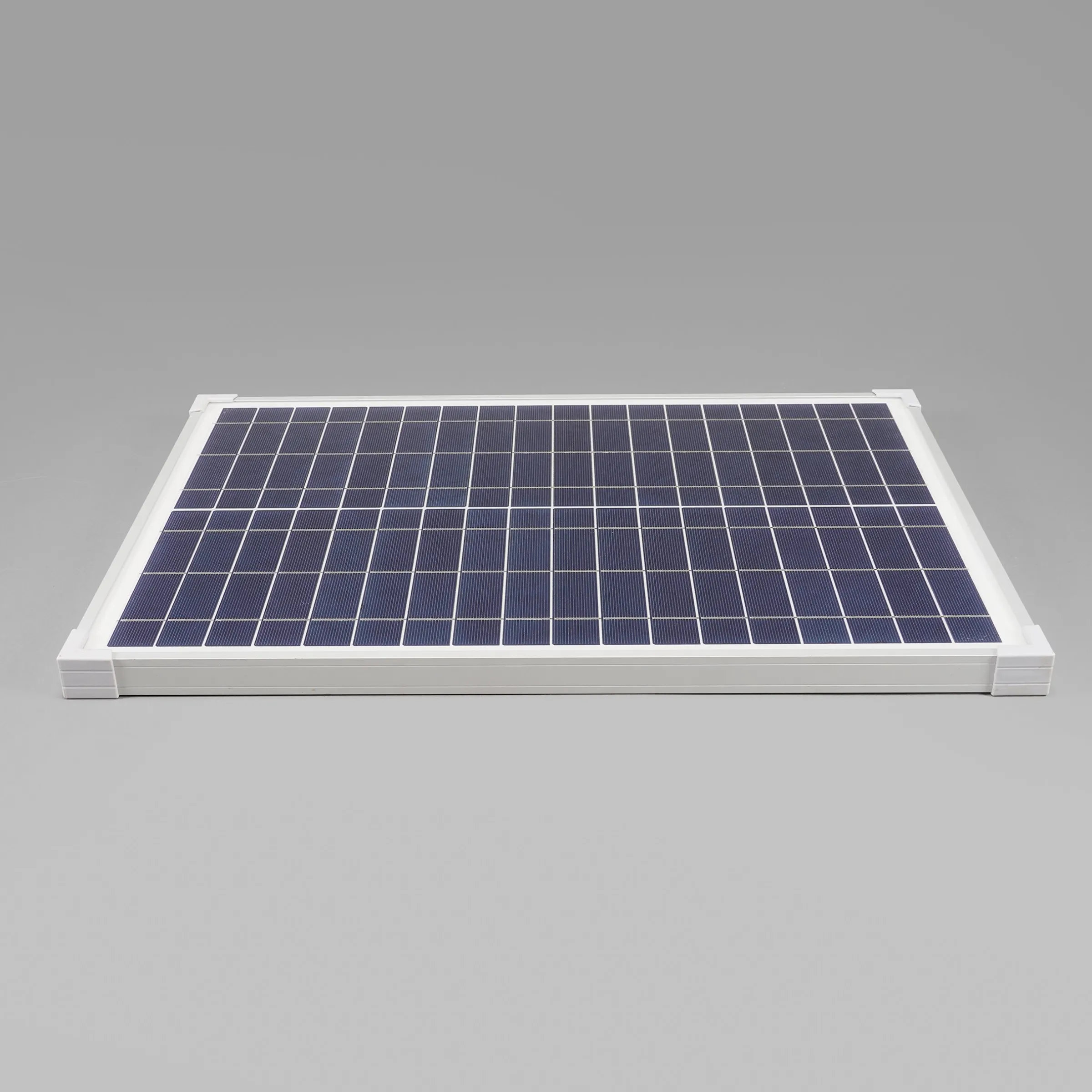 Solarmodul 25 Wp / 18 V mit Stecker 2-polig klein - neues Modell