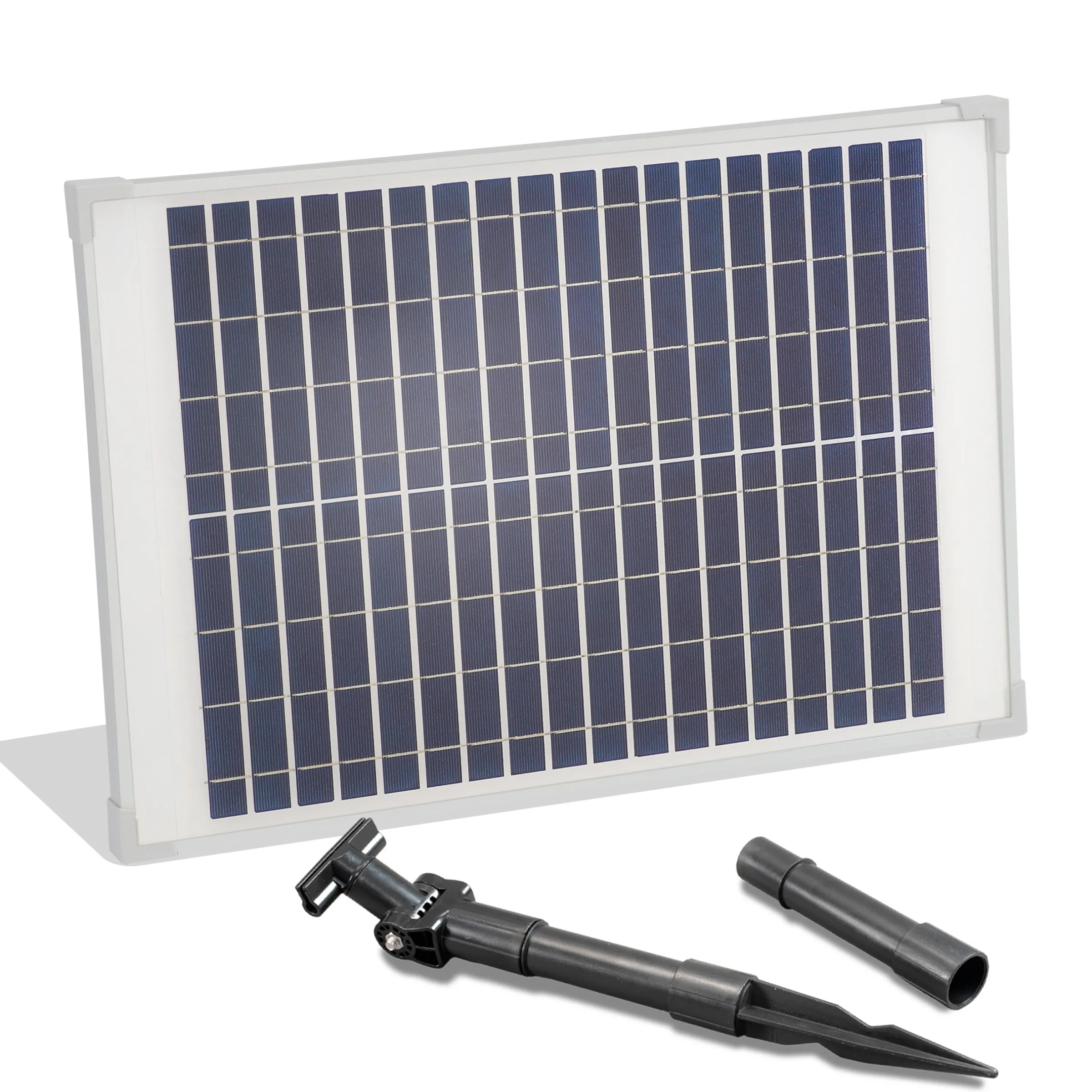 Solarmodul 20 Wp / 18 V mit Stecker 2-polig klein