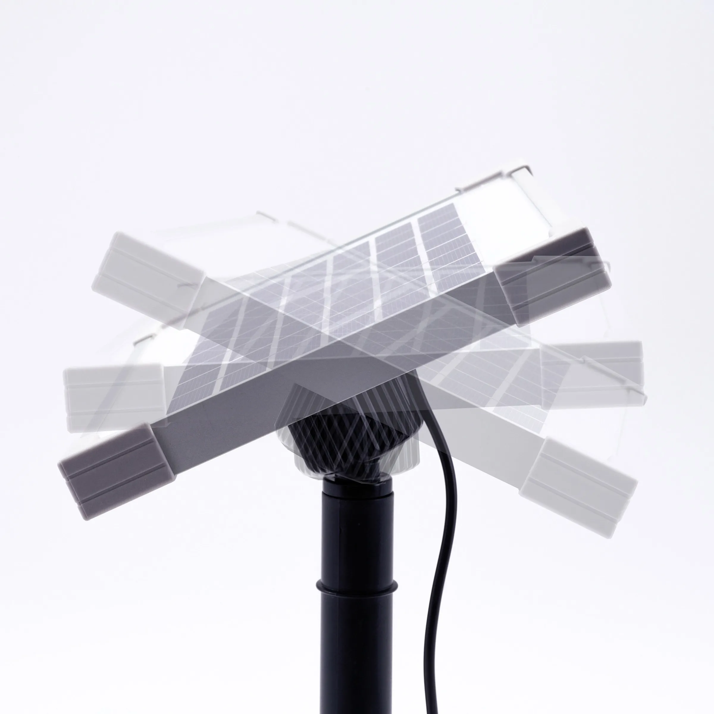 Solarmodul 3,5 Wp 12 V Stecker 2-polig rund inkl. Halterung