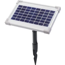 Solarmodul 3,5 Wp 12 V Stecker 2-polig rund inkl. Halterung