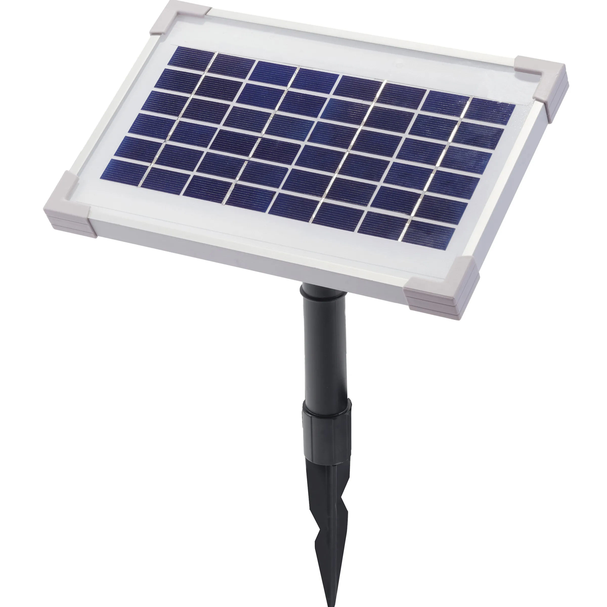 Solarmodul 3,5 Wp 12 V Stecker 2-polig rund inkl. Halterung