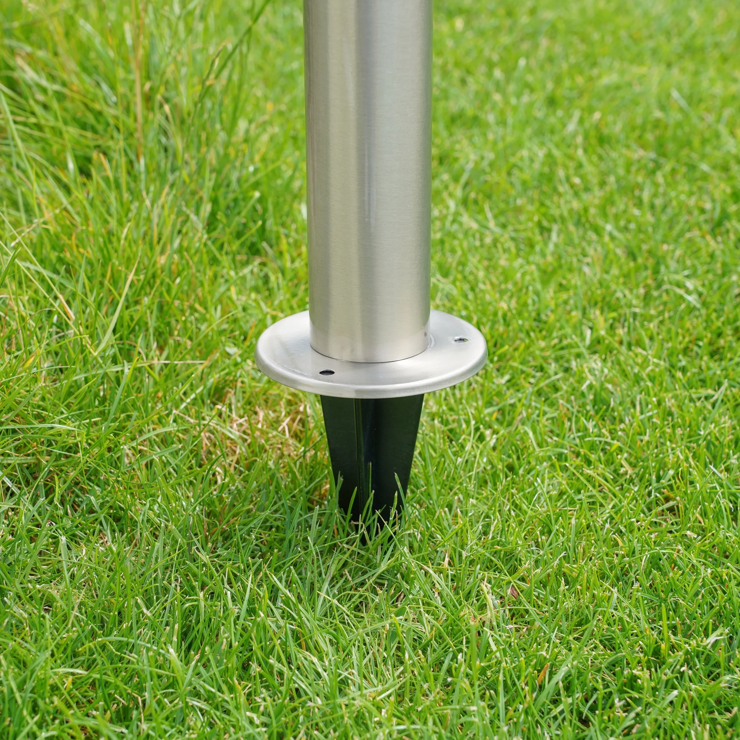 Solar PIR-Standleuchte Lena 45 cm aus Edelstahl