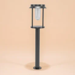 Solar Pollerleuchte Svenja 73 cm, schwarz