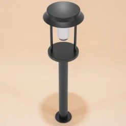 Solar Pollerleuchte Svenja 73 cm, schwarz