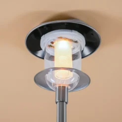 Solar Stableuchte Sunnylight 38 cm aus Edelstahl