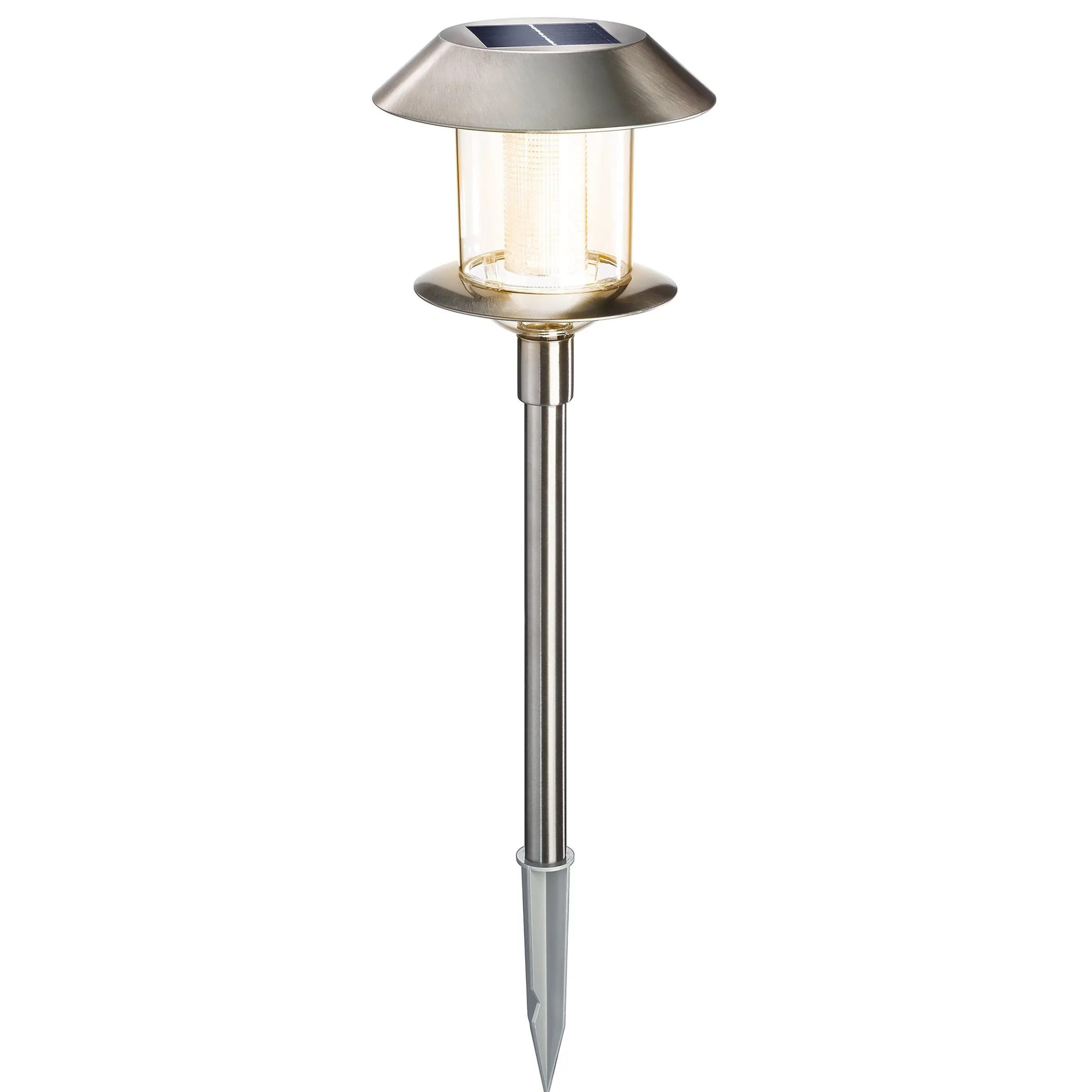 Solar Stableuchte Swing 38 cm DuoColor Edelstahl