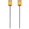 Solar Stab-Windlichter Samoa im 2er-Set