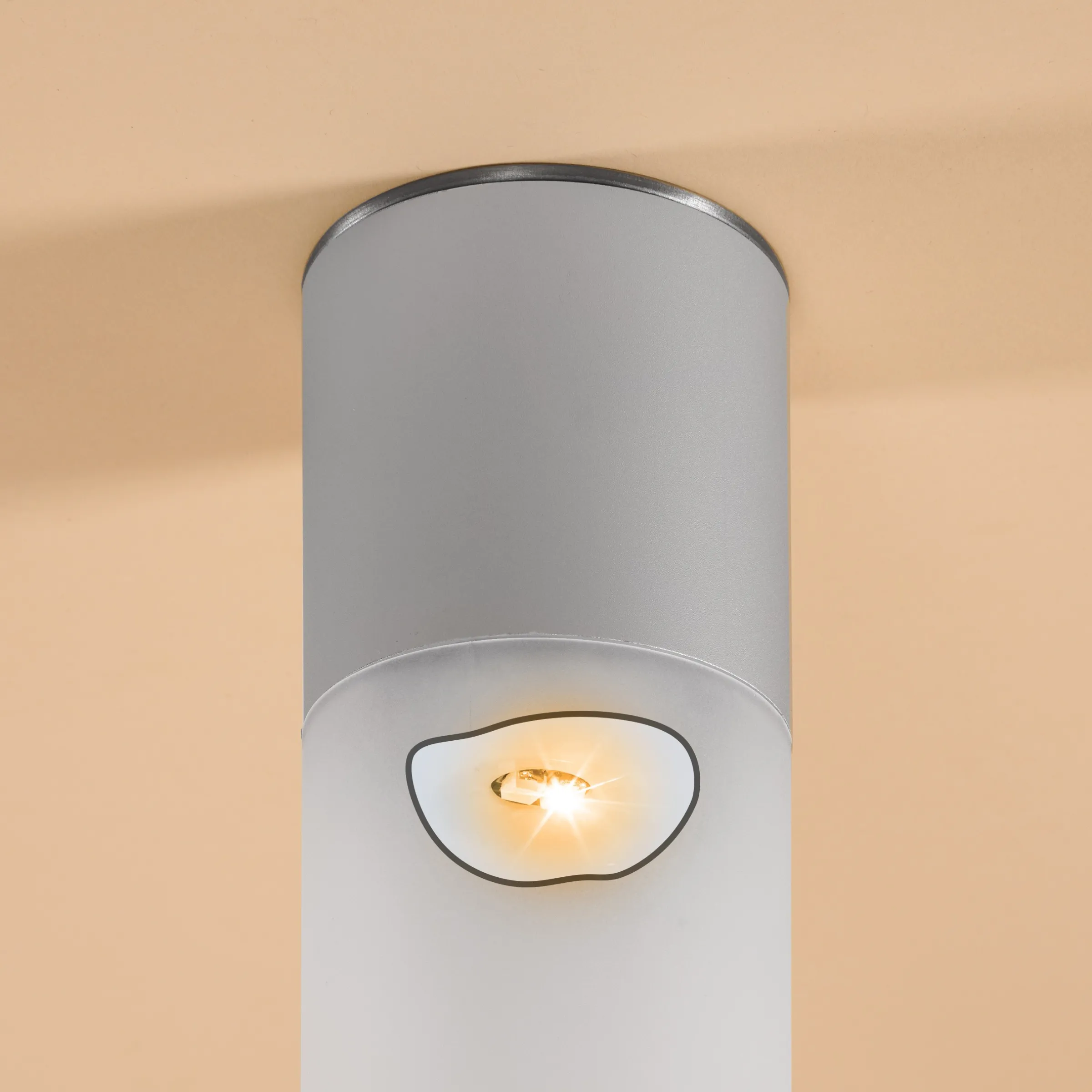 Solar Standleuchte Pole Light 70 bernsteinfarben